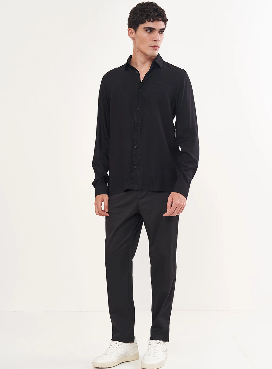 Camisa Masculina Manga Longa - Relax