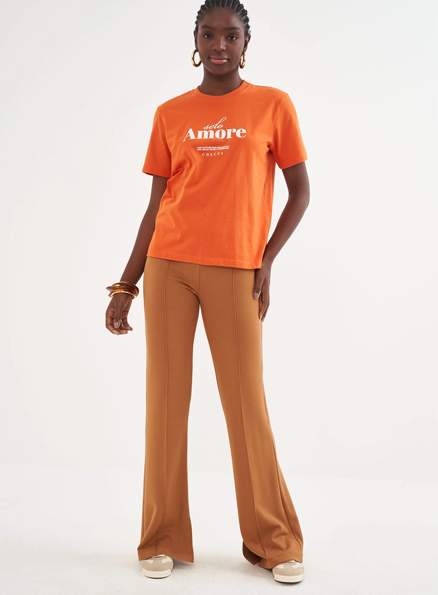 Camiseta Feminina Manga Curta Com Estampa - Boy