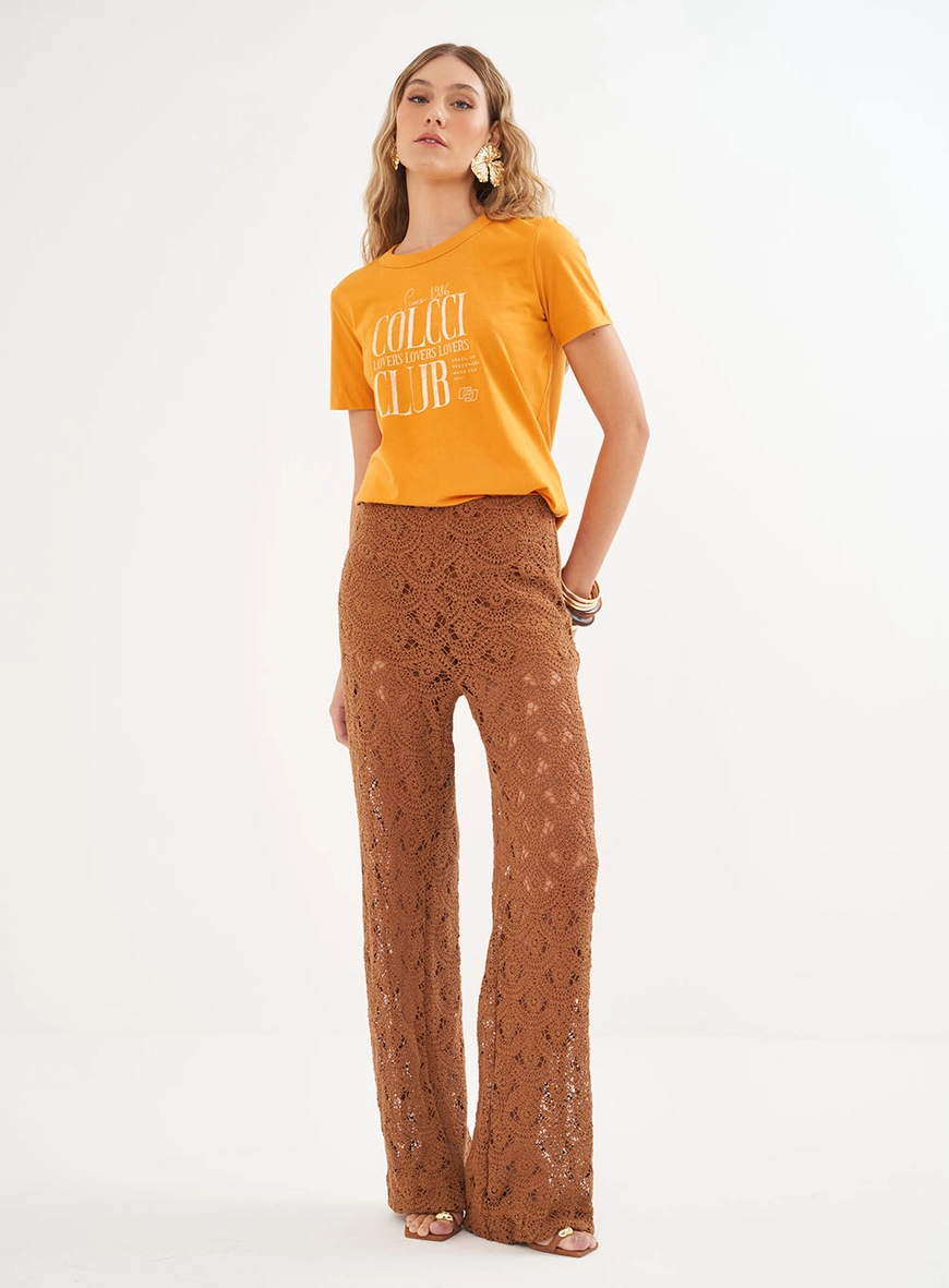 Camiseta Feminina Com Estampa