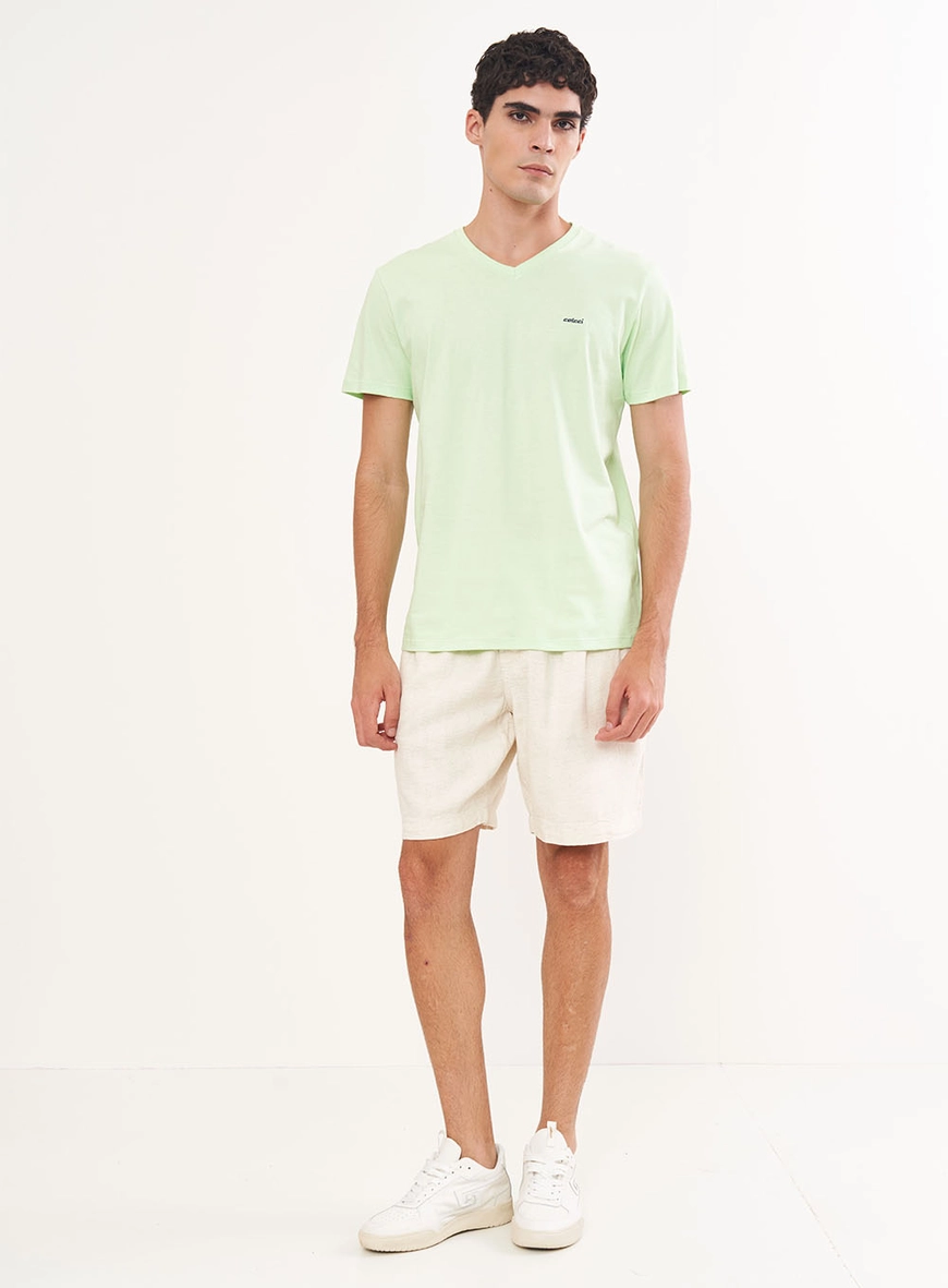 Camiseta Masculina Gola V