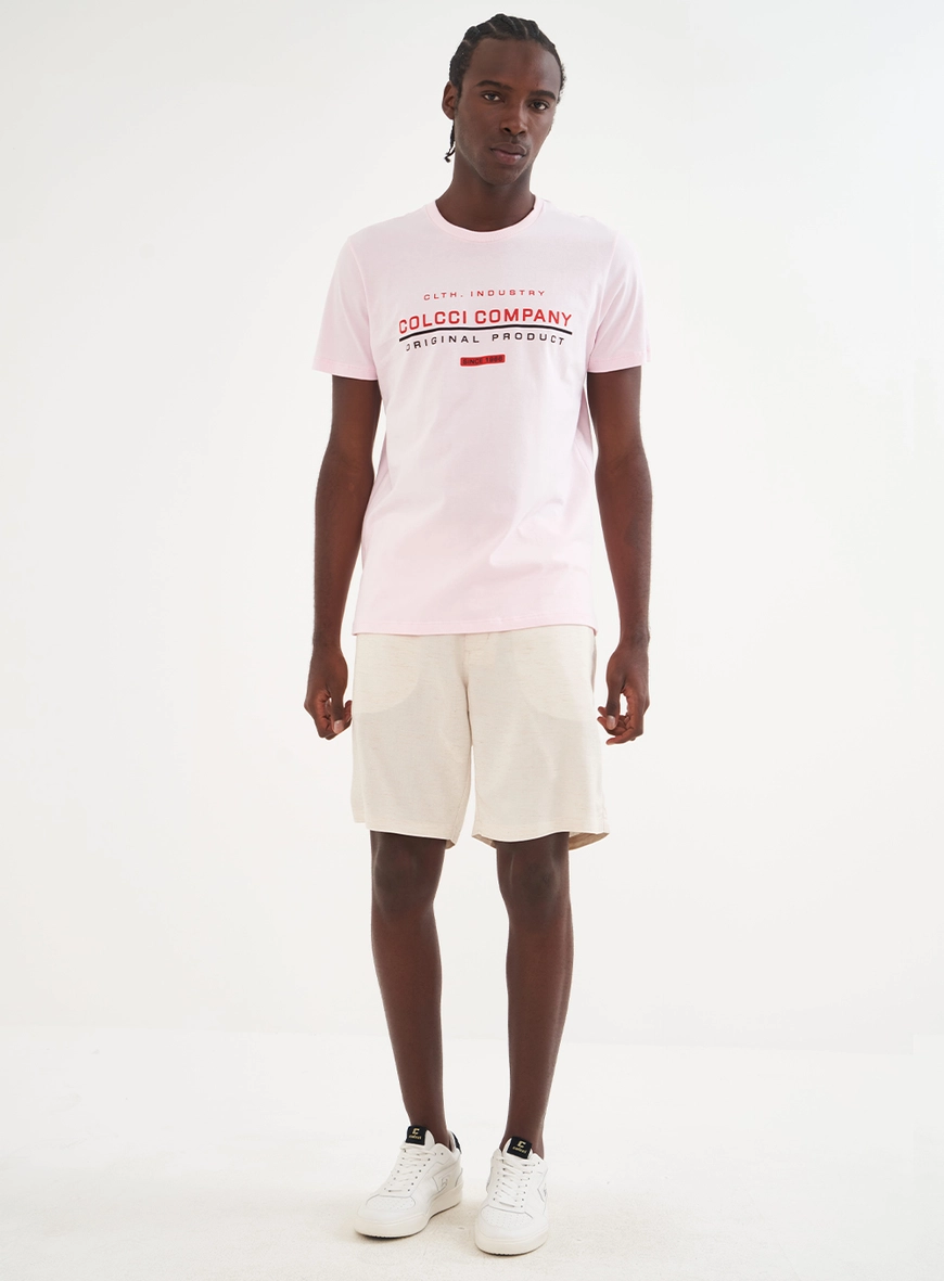 Camiseta Slim Masculina Com Estampa