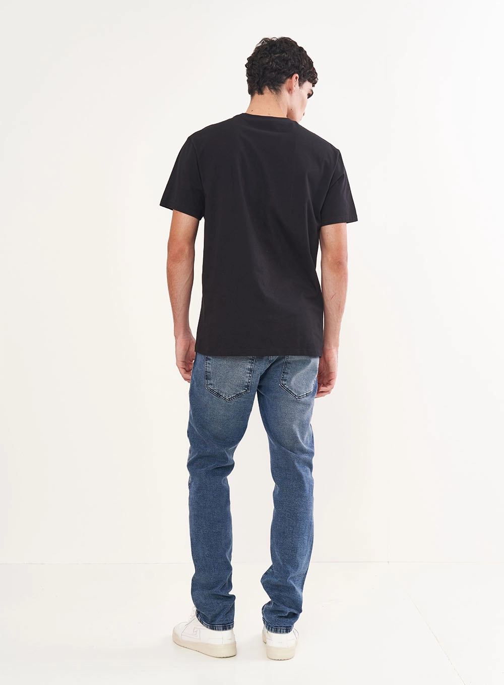 Camiseta Masculina Manga Curta Preto