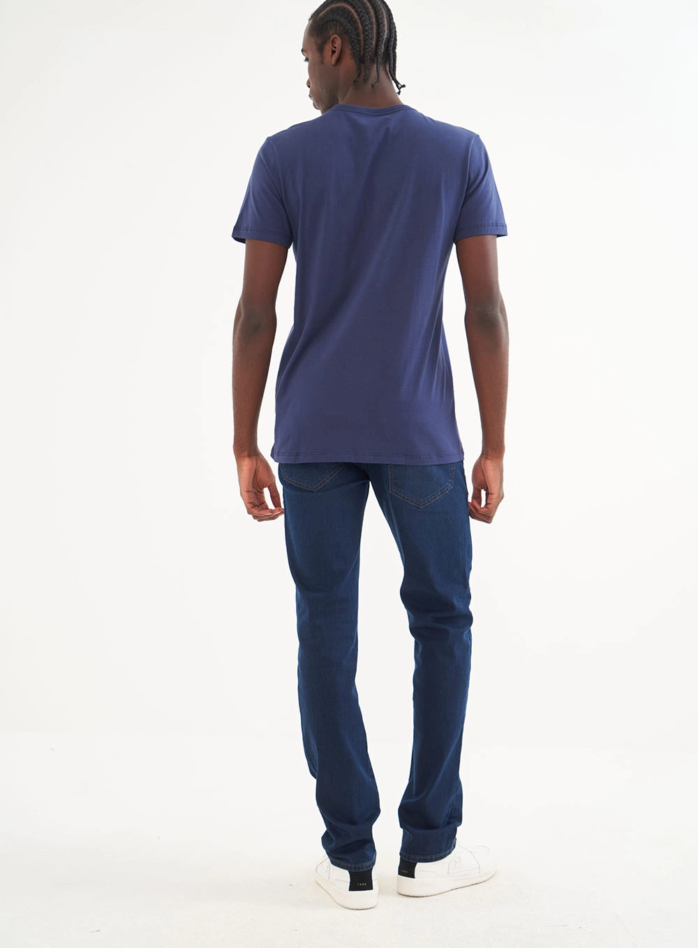 Camiseta Com Estampa Frontal Azul Darkness