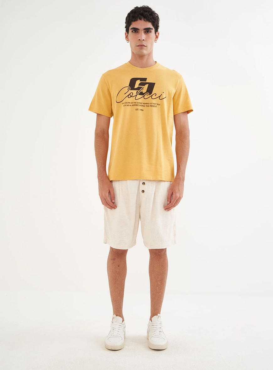 Camiseta Masculina Estampada E Manga Curta