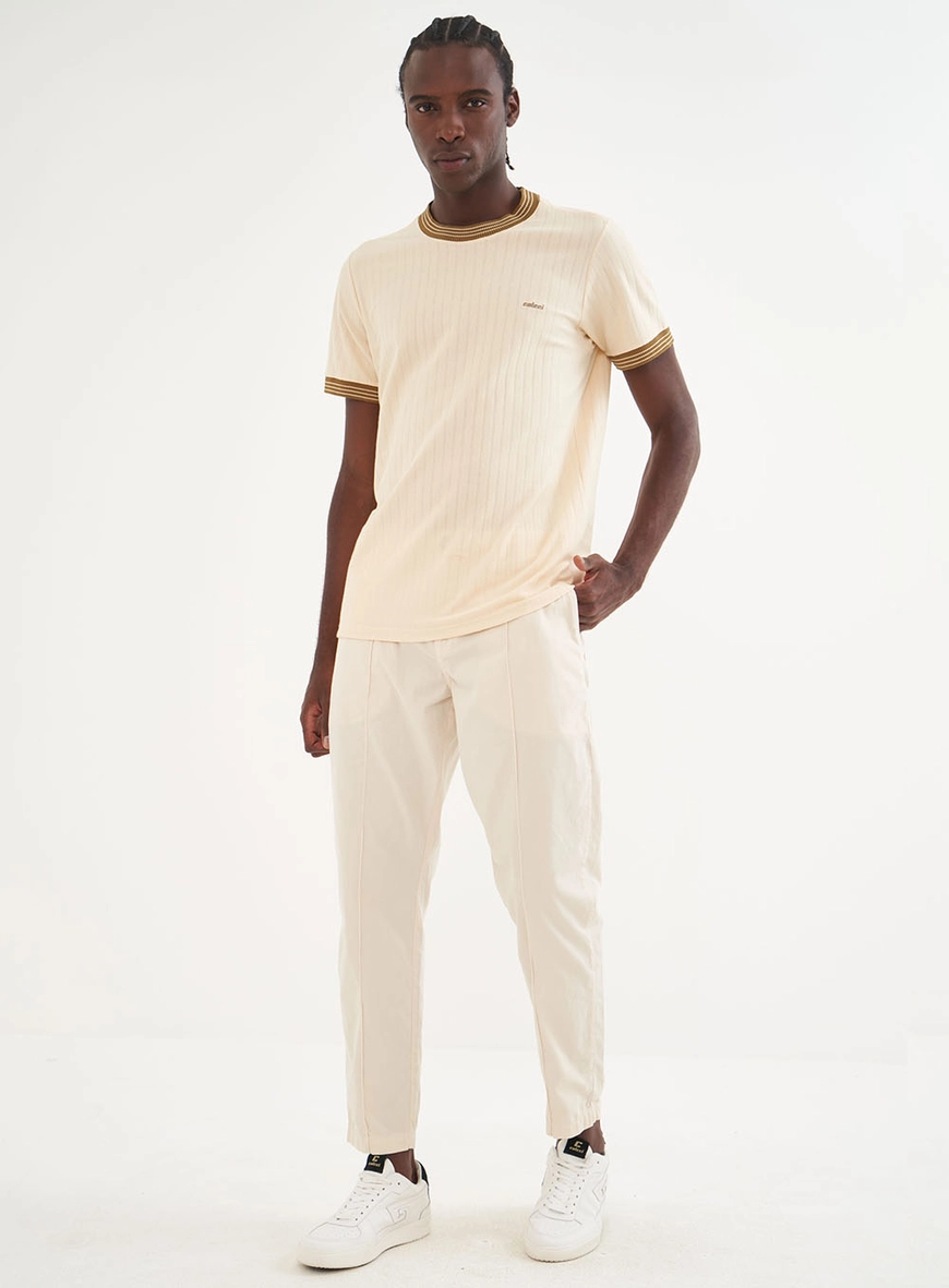 Camiseta Masculina Com Listras