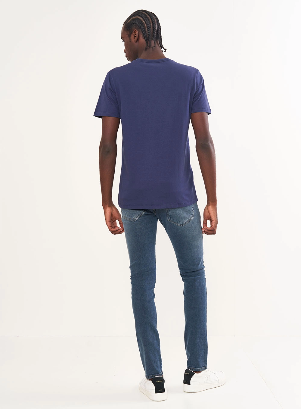 Camiseta Com Estampa Frontal Azul Darkness