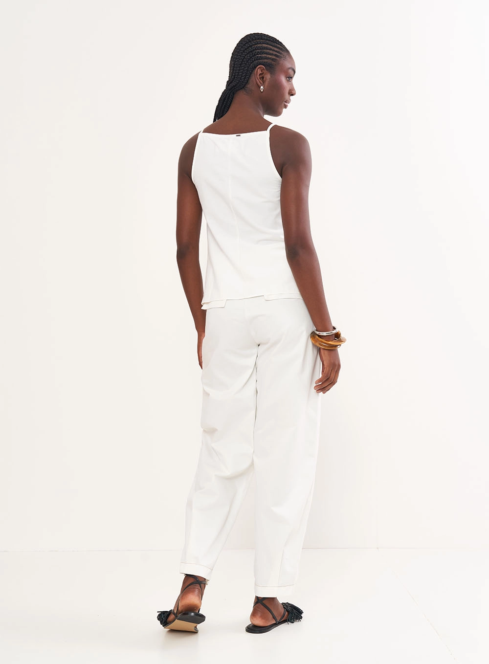 Blusa Justa Com Botões Frontais Off Shell