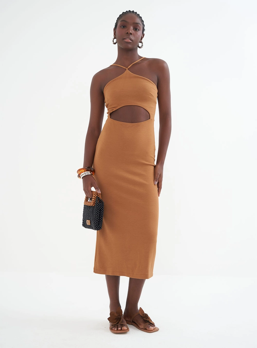 Vestido Malha Marrocan