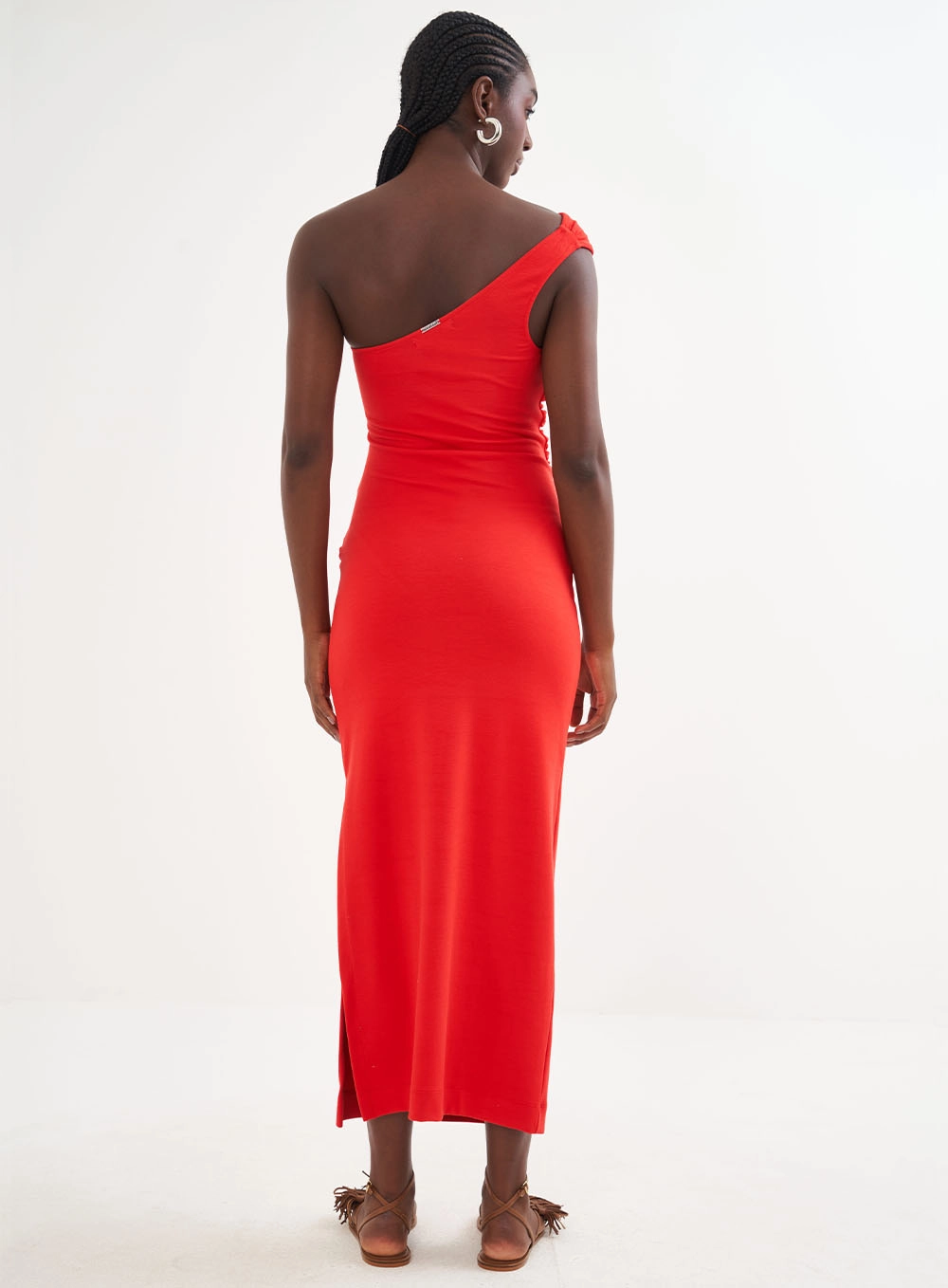 Vestido Malha Marrocan Premium Vermelho