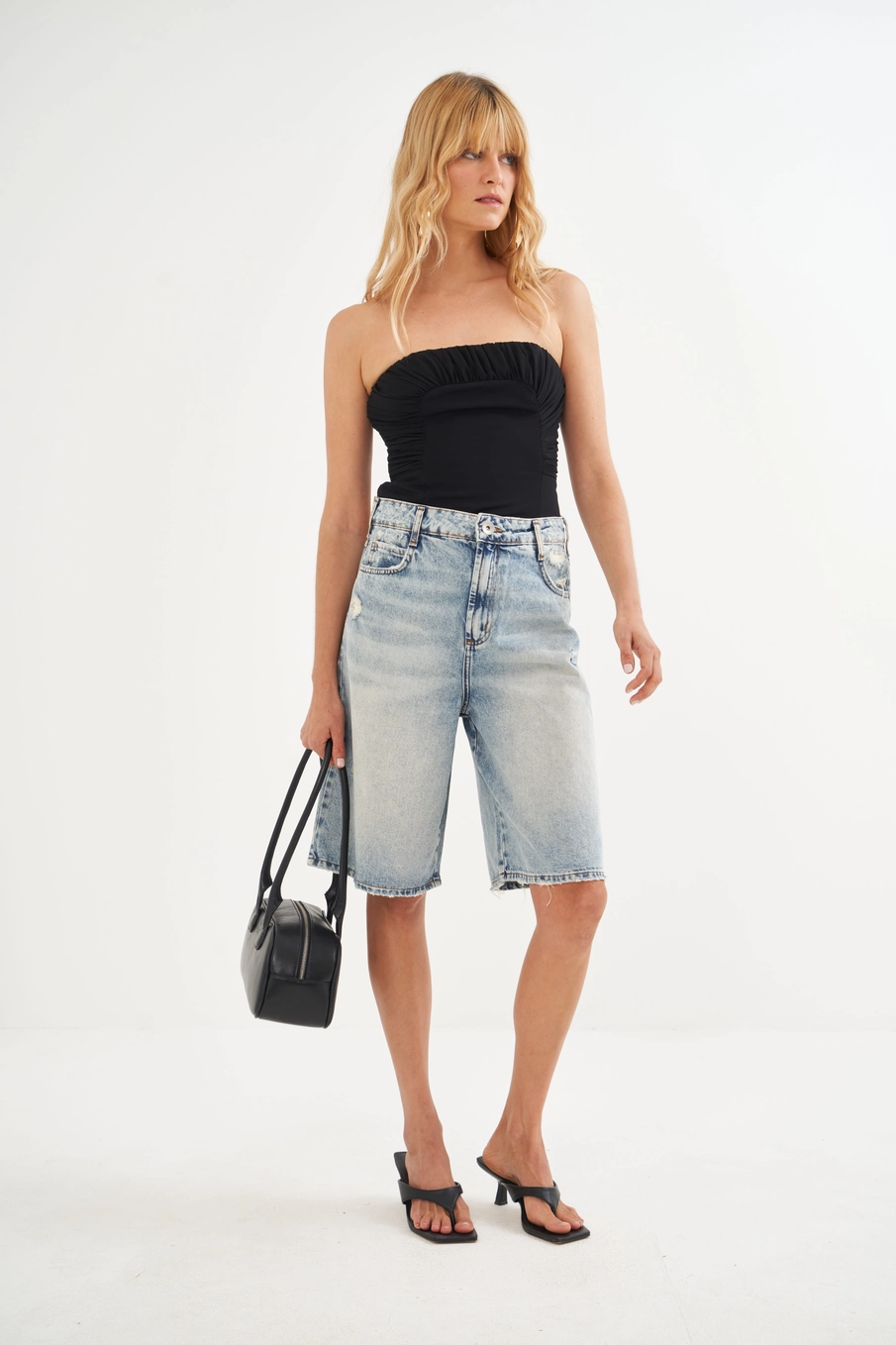 Top Feminino Tomara Que Caia Preto