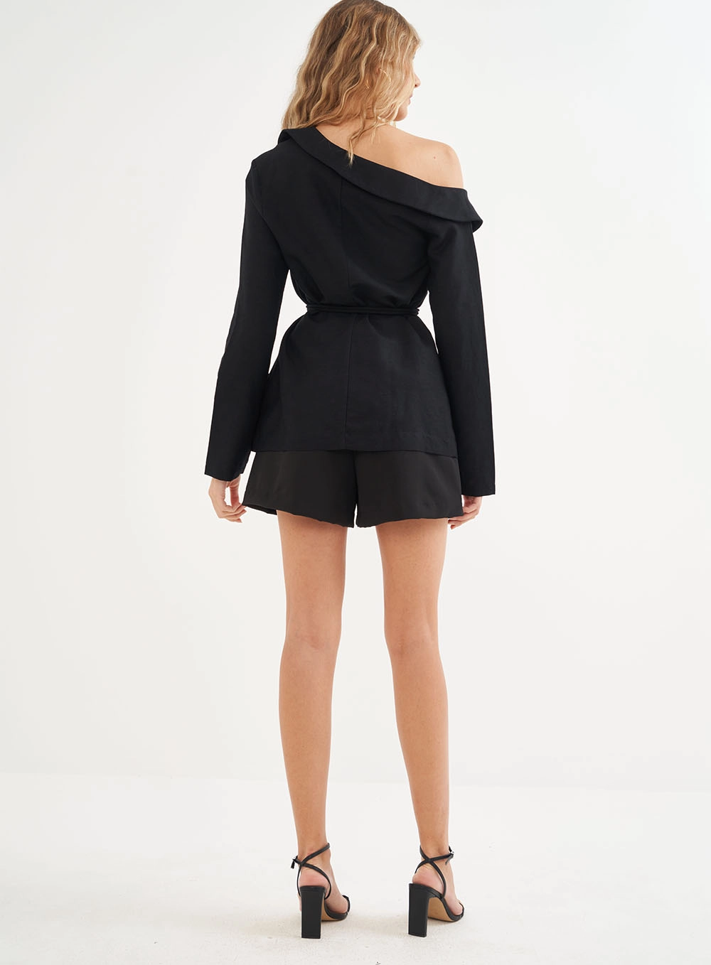 Blazer Linho Preto