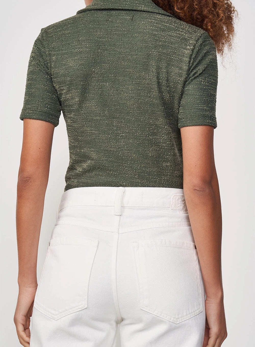 Polo Tweed Verde
