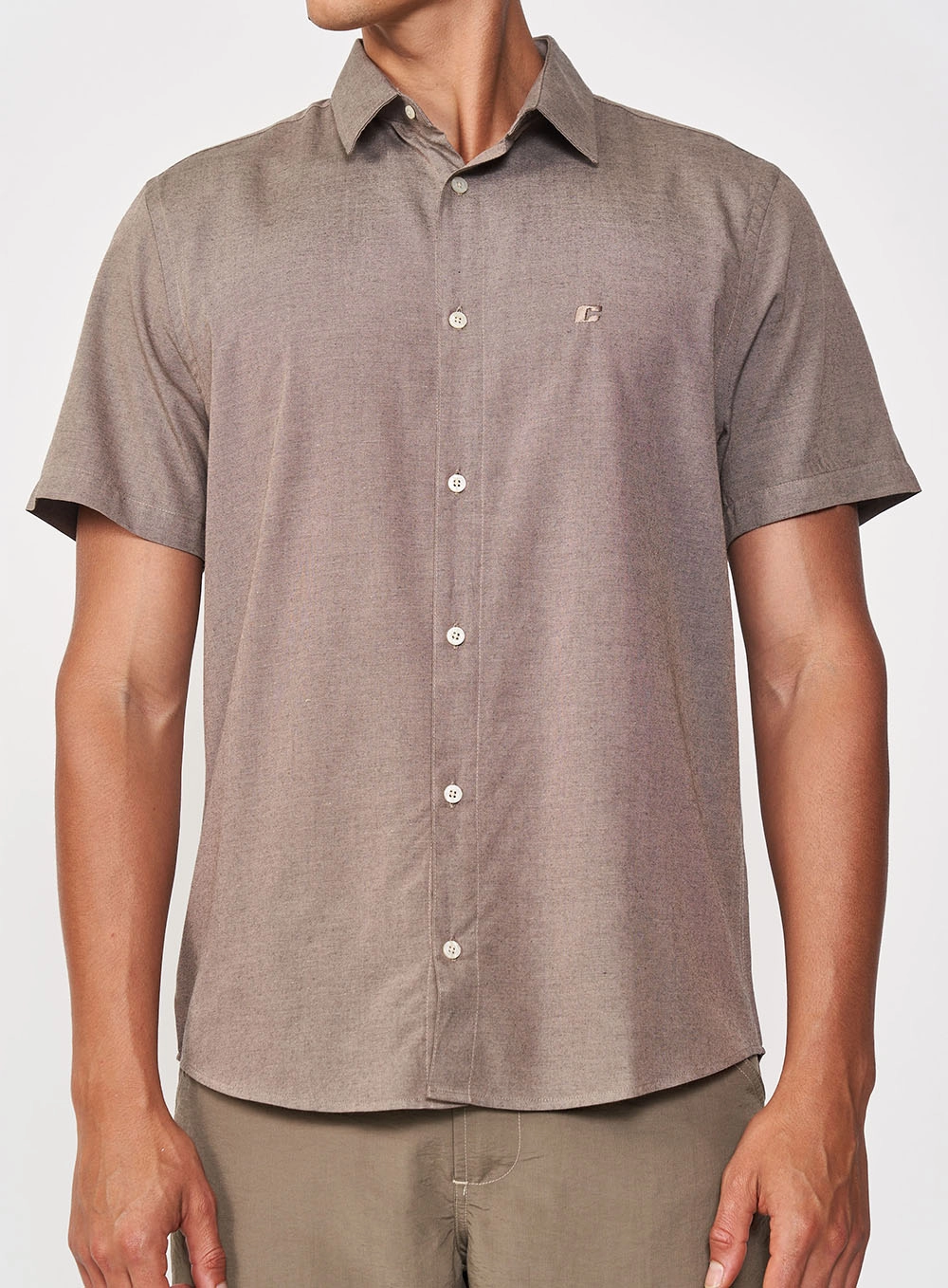 Camisa Relax Bege