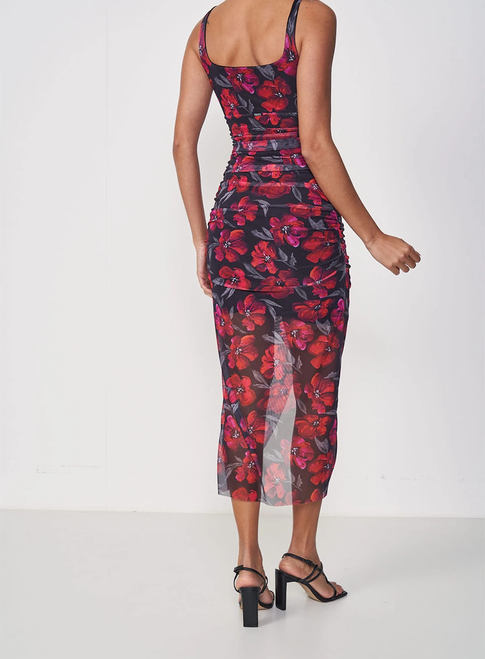 Vestido Tule Estampado Estampados