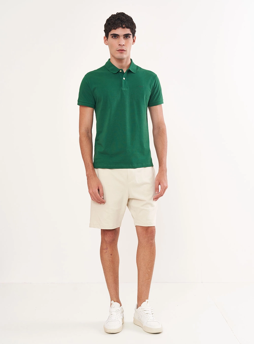 Polo Masculina Comfort Manga Curta