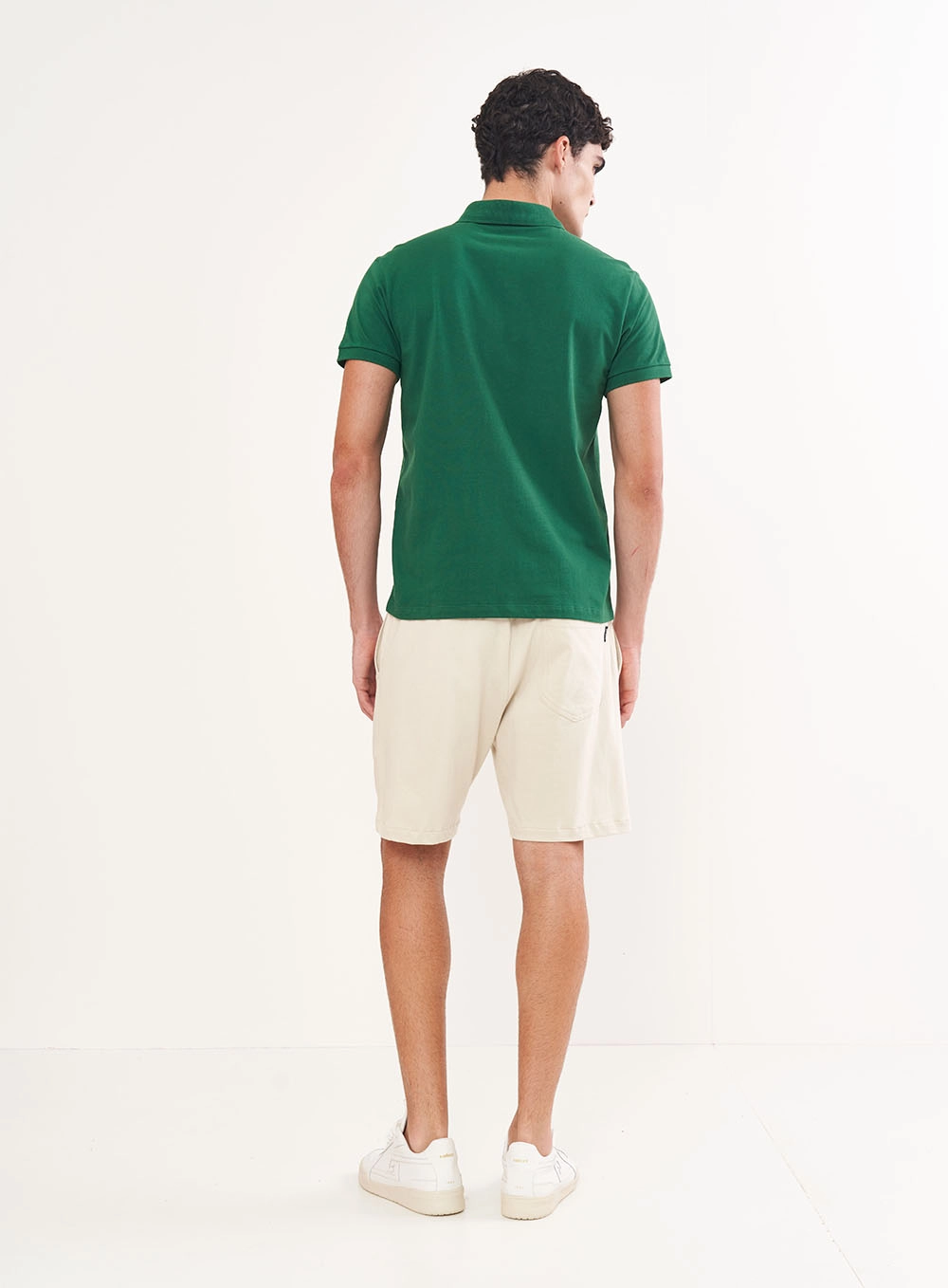 Polo Masculina Comfort Manga Curta Verde