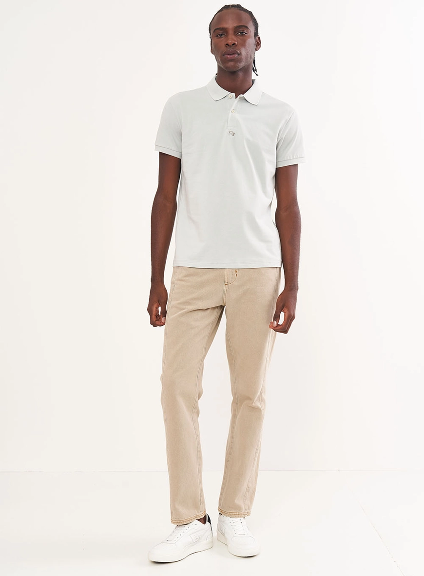 Polo Masculina Com Detalhe Em Logo