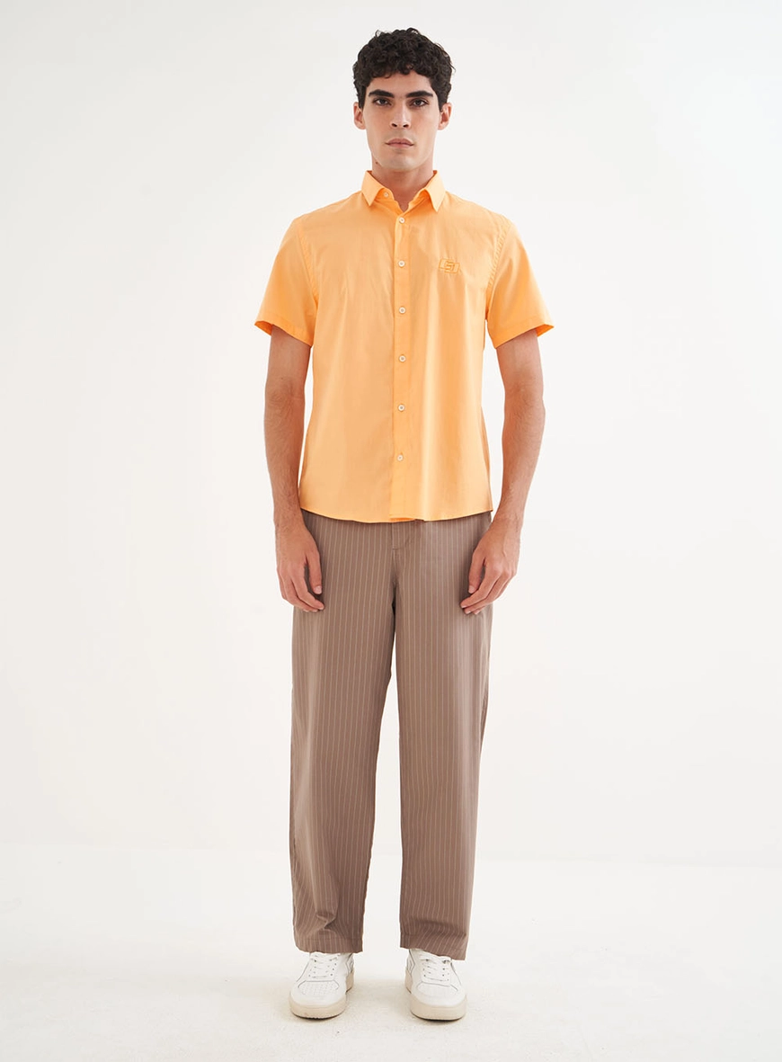 Camisa Masculina Manga Curta - Relax