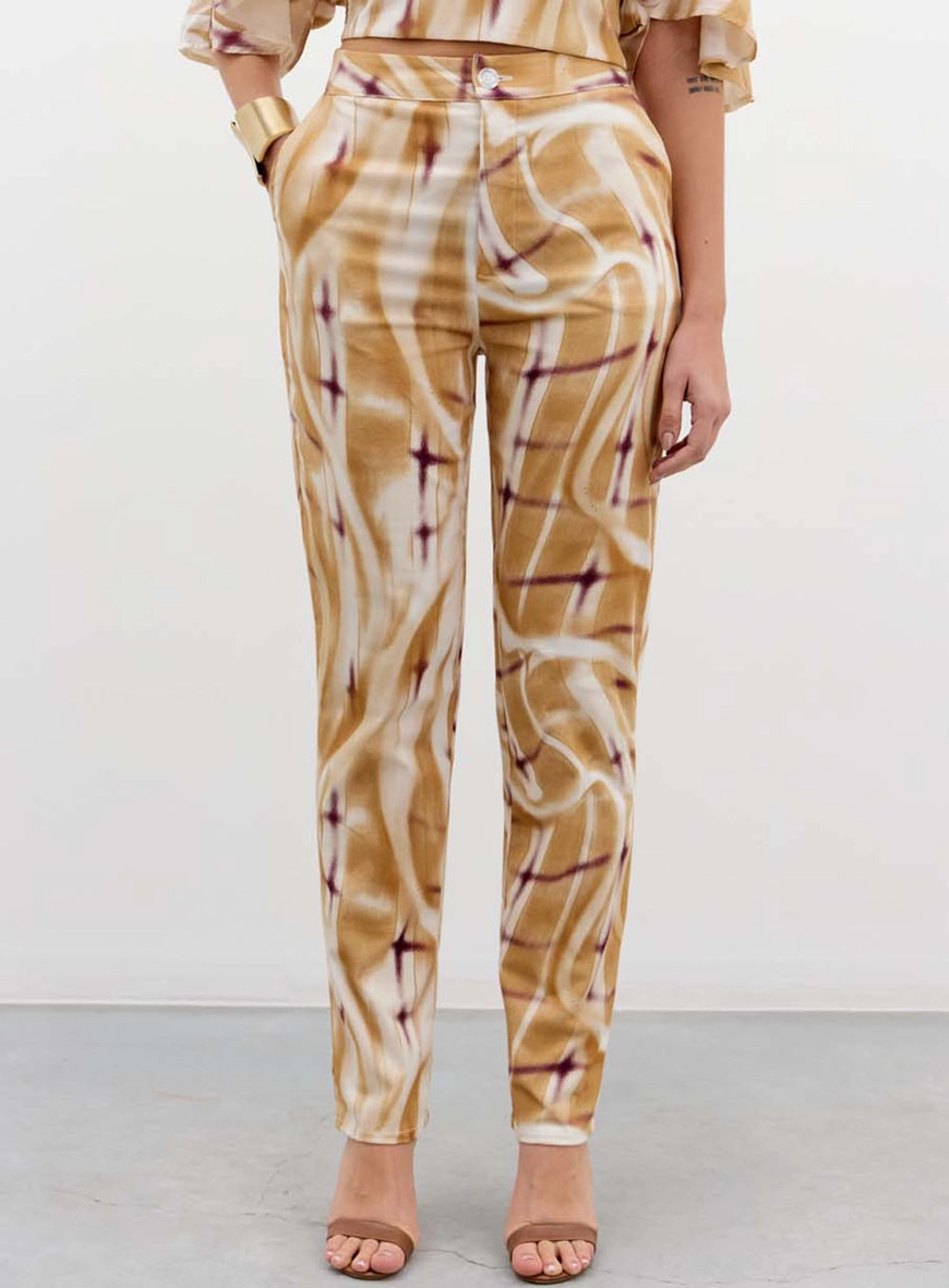 Calça Feminina Slim Estampada Estampados 2