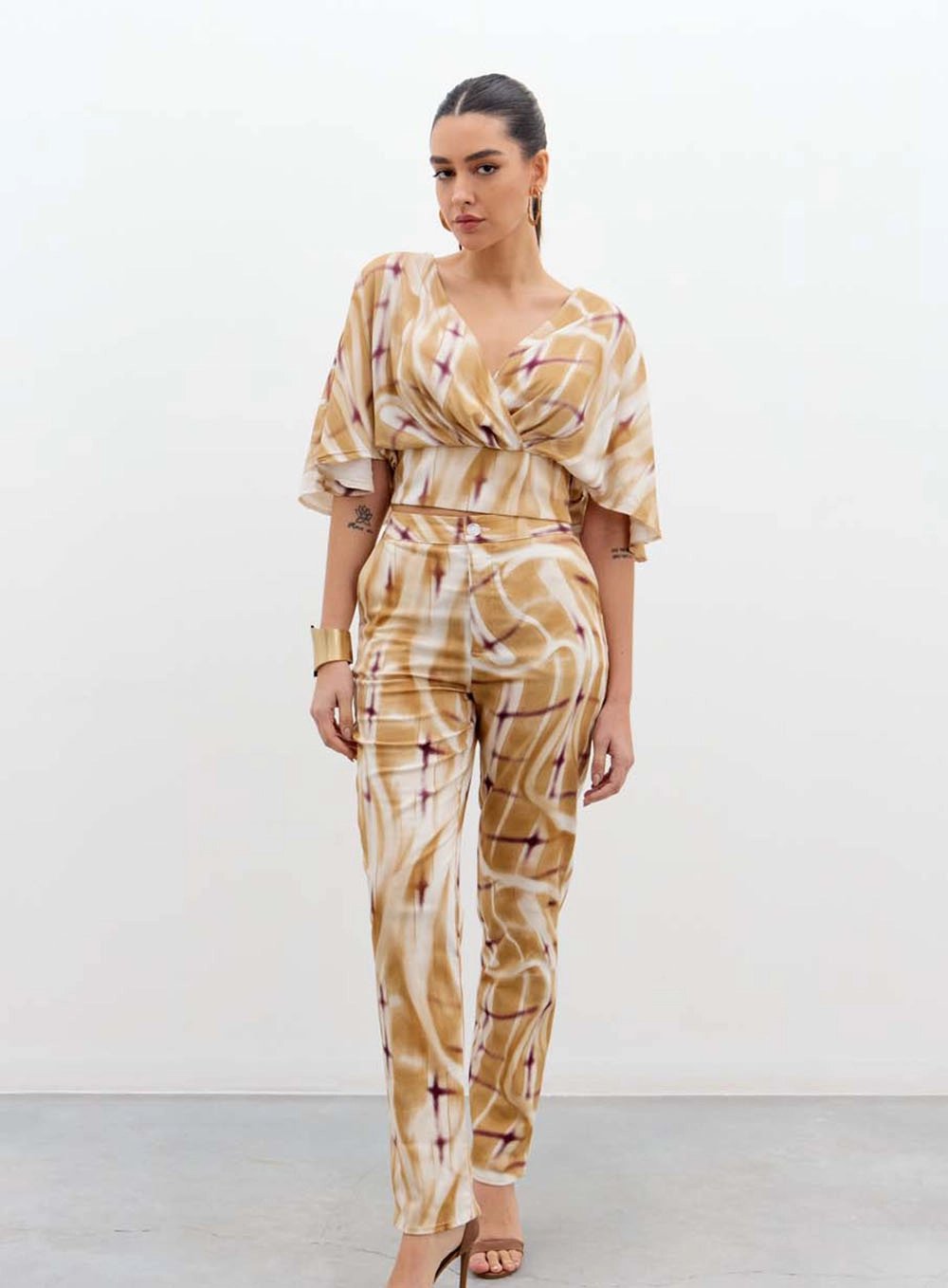 Calça Feminina Slim Estampada Estampados 1