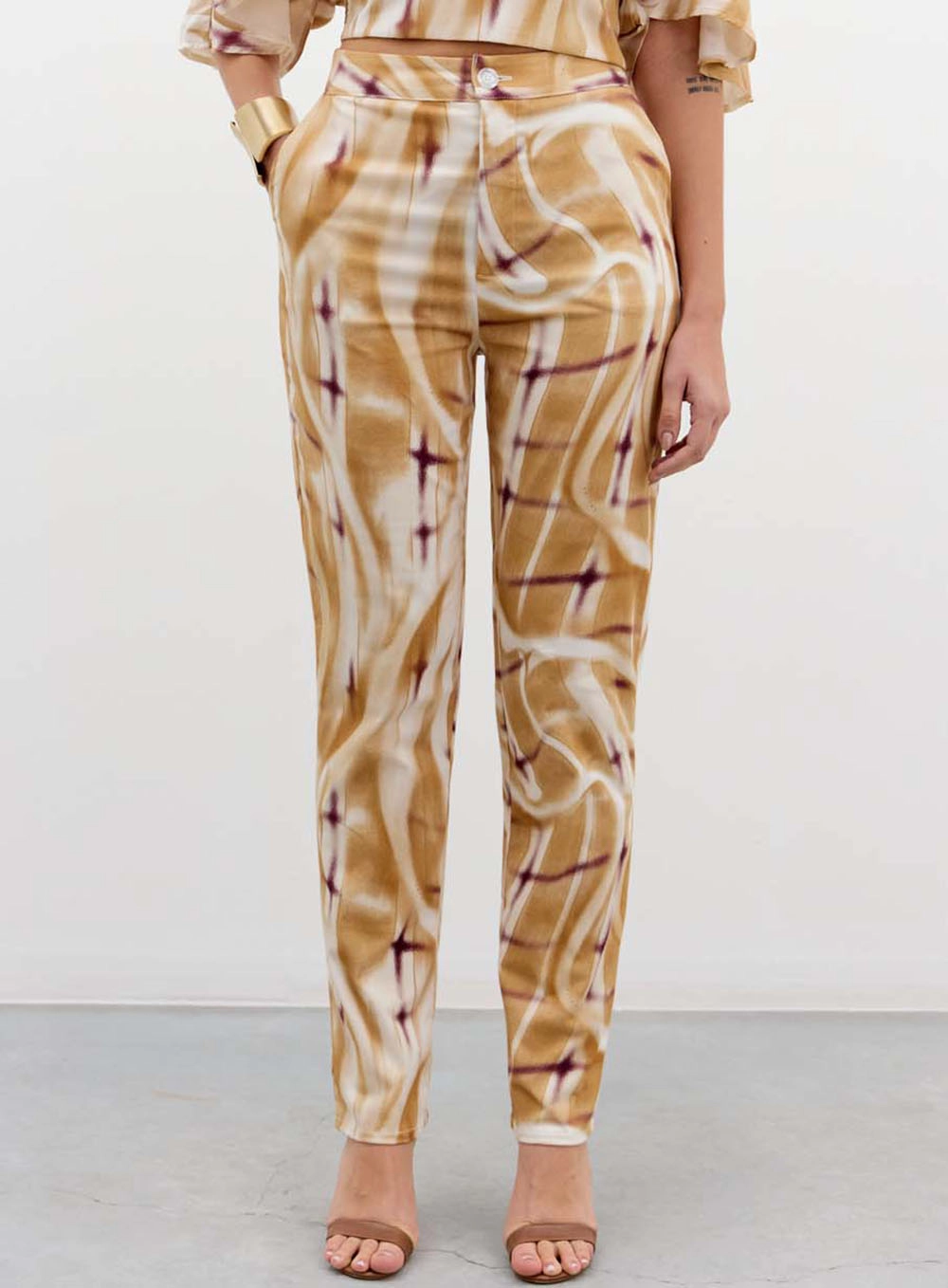 Calça Feminina Slim Estampada Estampados 2
