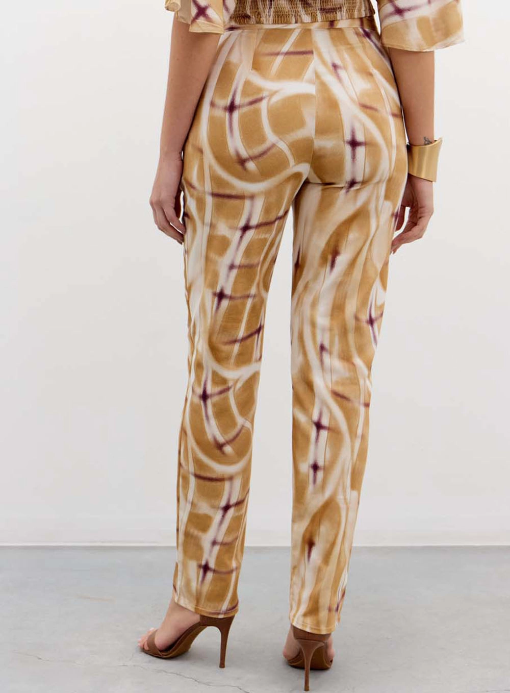 Calça Feminina Slim Estampada Estampados 3