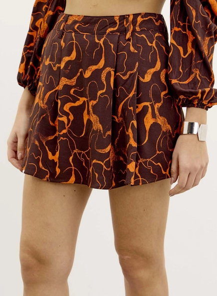 Short Saia Estampada