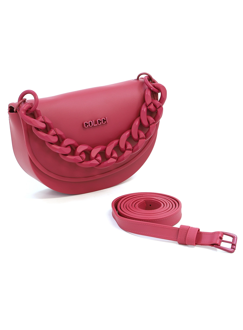 Bolsa Quebek Chunky Chains Rosa