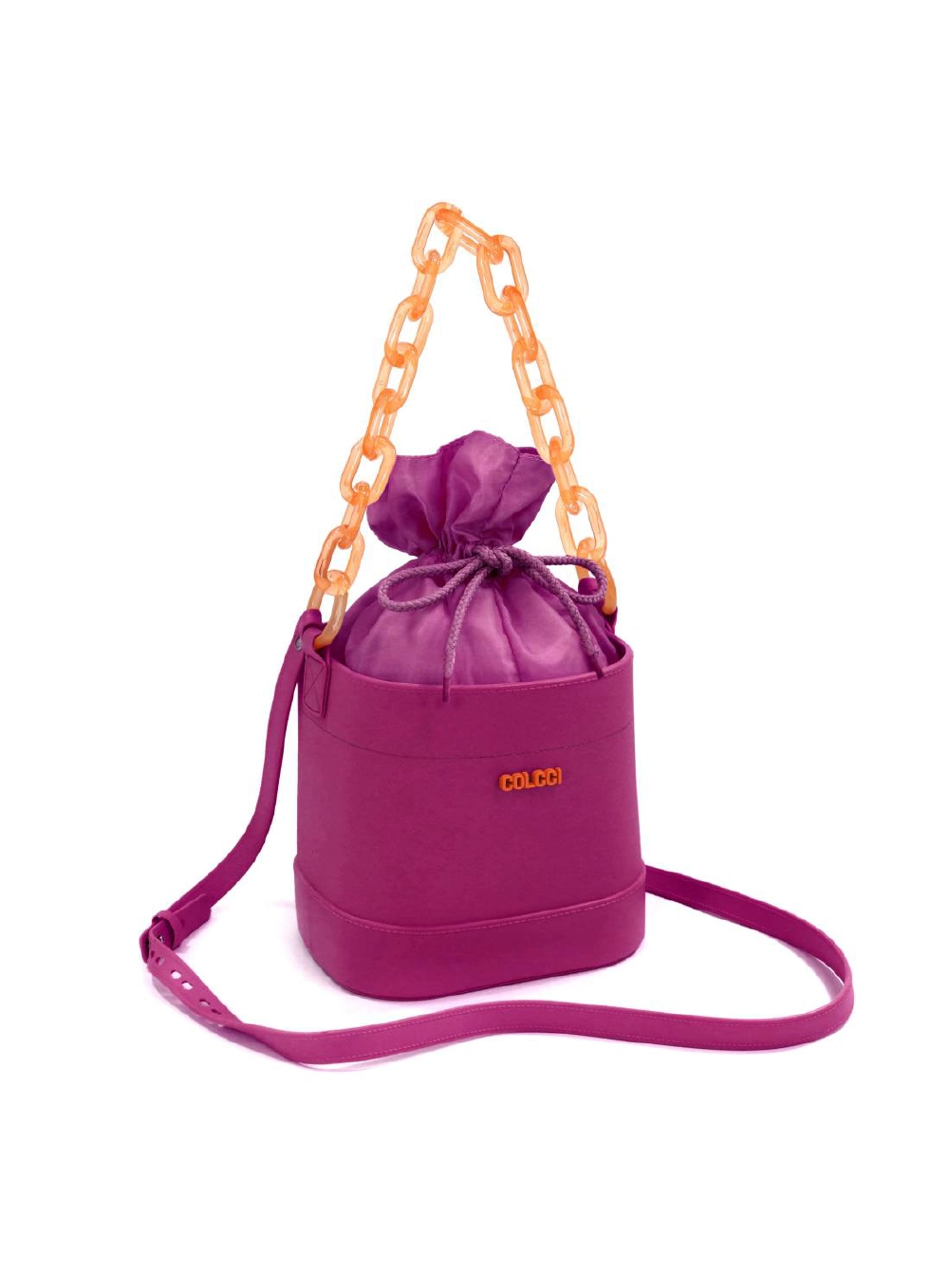 Bolsa Creta Colcci Correntes Rosa