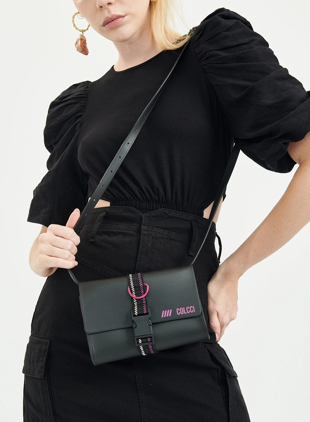 Bolsa Firenze Colcci Culture Preto