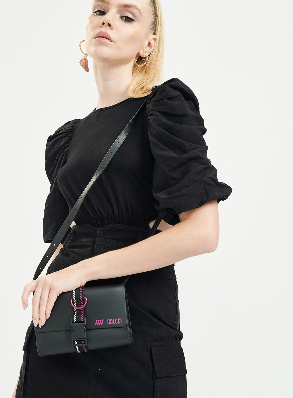 Bolsa Firenze Colcci Culture Preto
