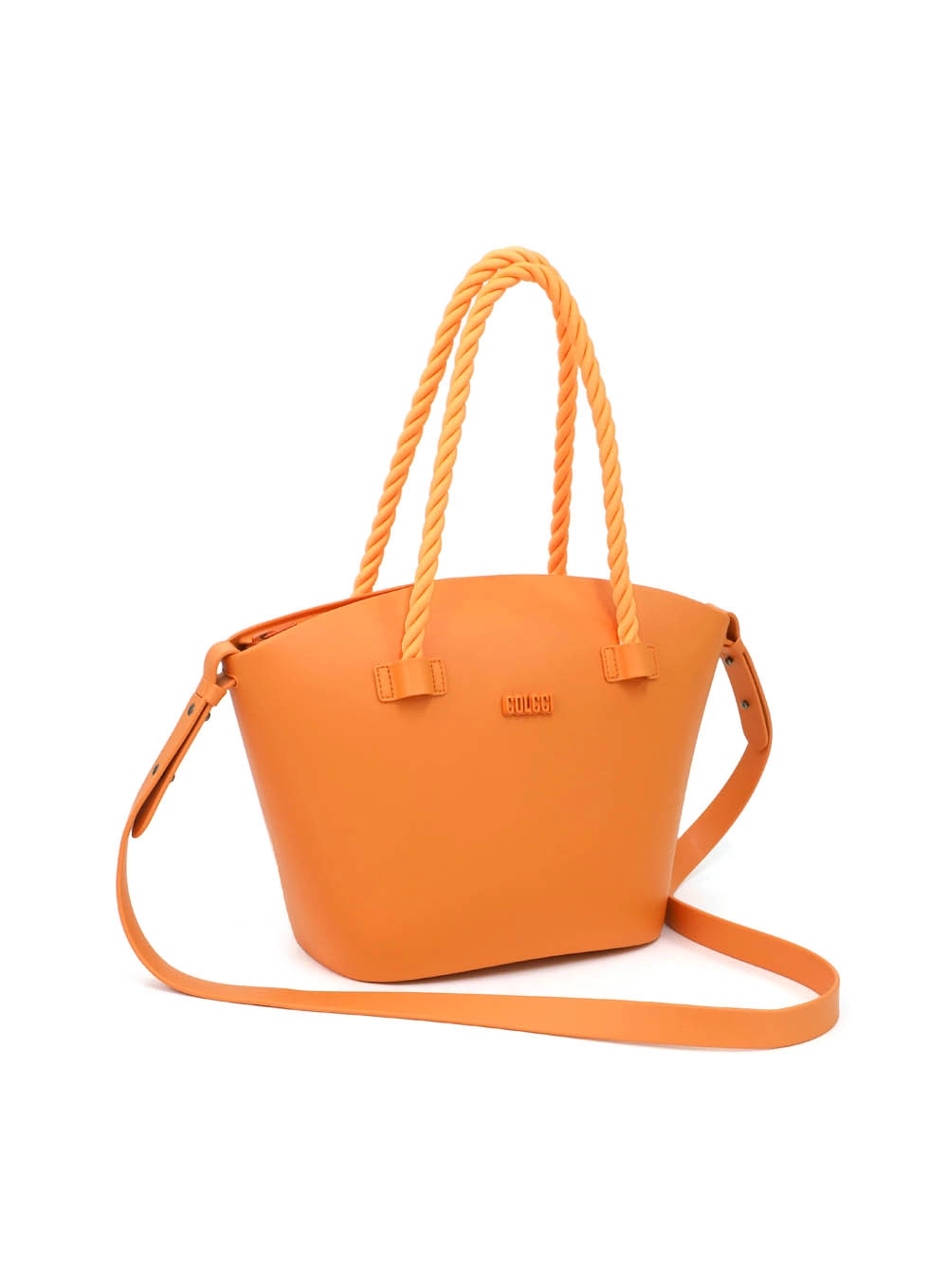 Bolsa Bergamo Tote Com Alça Dupla Laranja