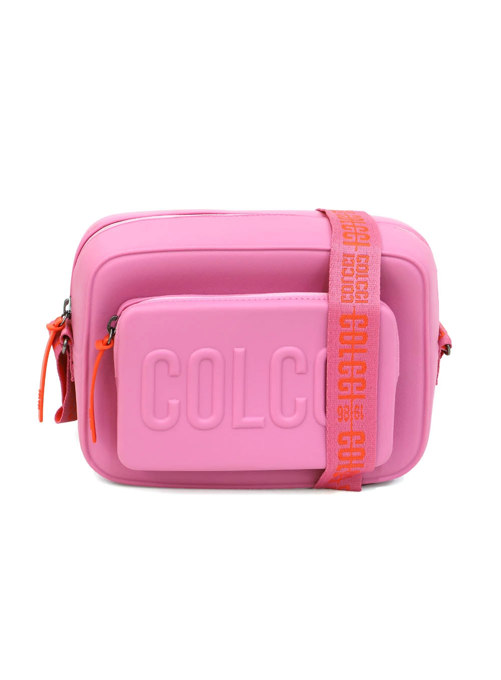 Bolsa Xangai Com Bolsos Logomania Rosa