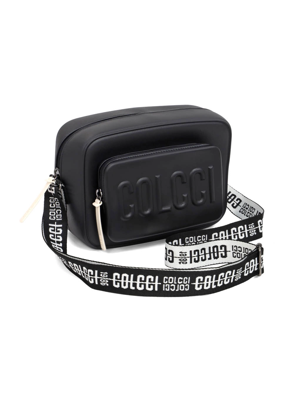 Bolsa Xangai Com Bolsos Logomania Preto