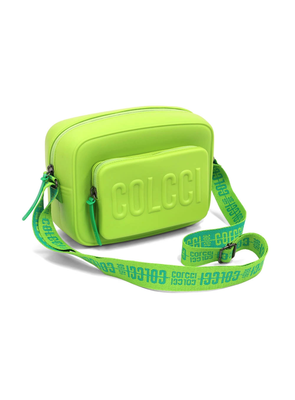 Bolsa Xangai Com Bolsos Logomania Verde