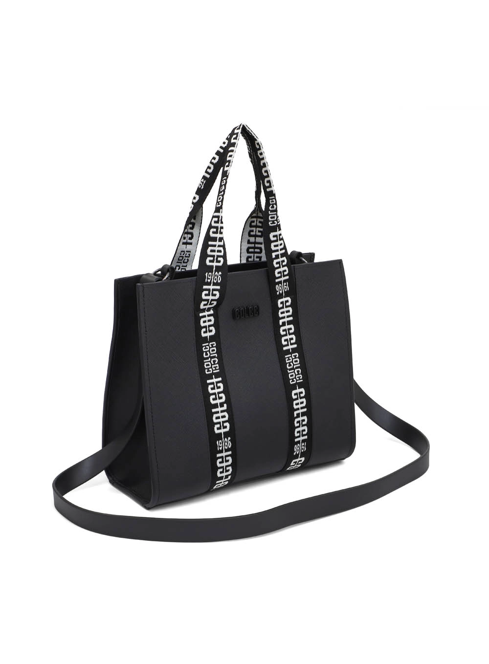 Bolsa Cairo Tote Alça Dupla Logomania Preto