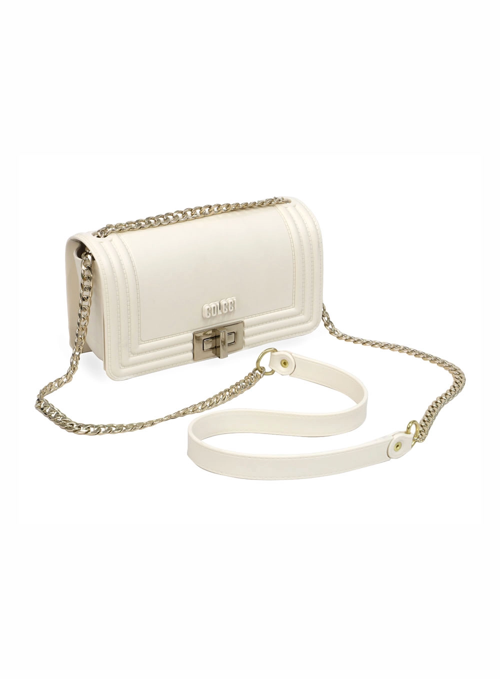 Bolsa Flap Com Correntes Pequim Off Shell