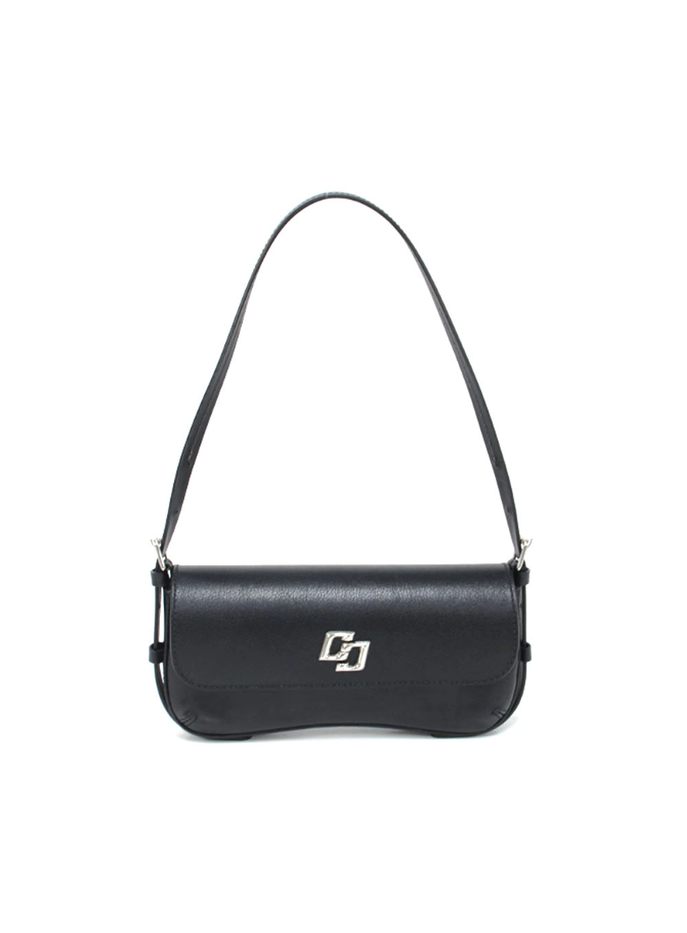 Bolsa Couro Boho Pequena Preto