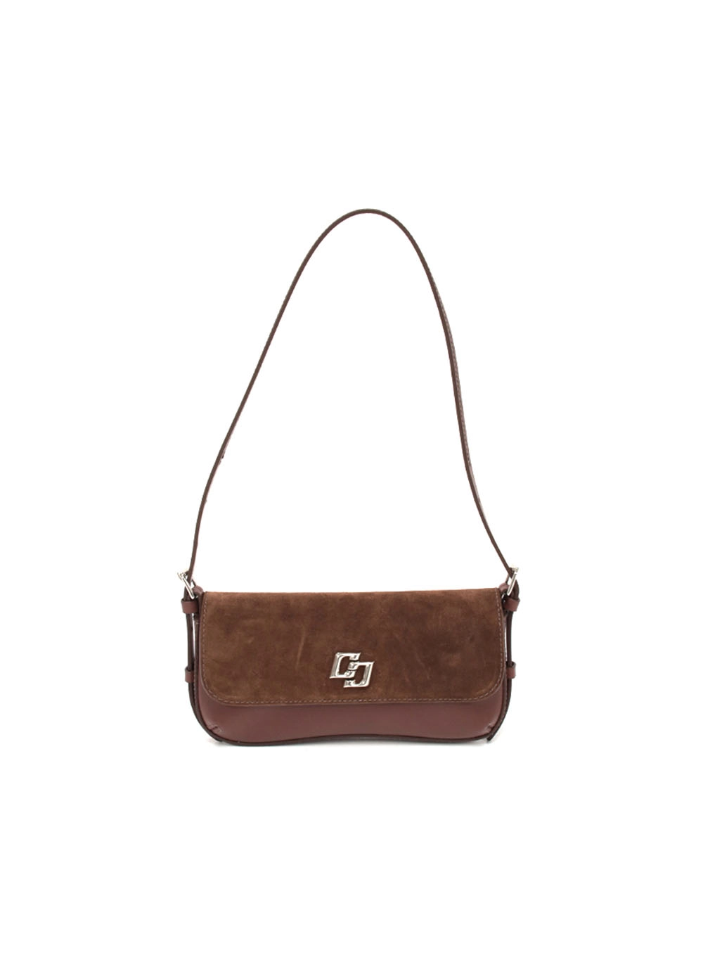 Bolsa Couro Boho Pequena Café
