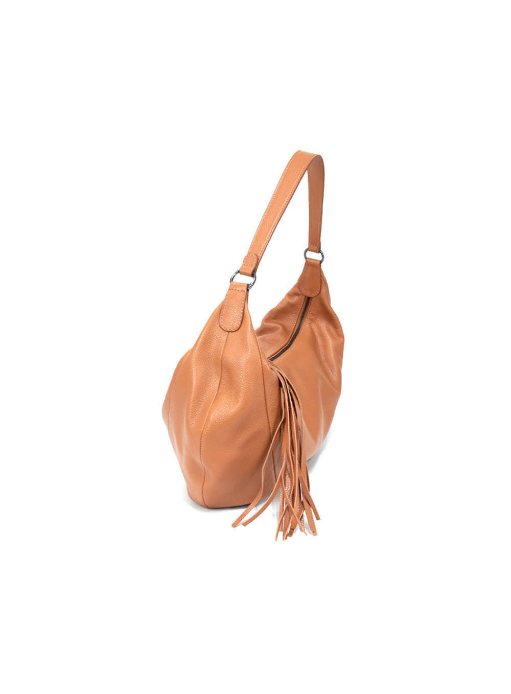Bolsa Couro Barbi Floter Caramelo