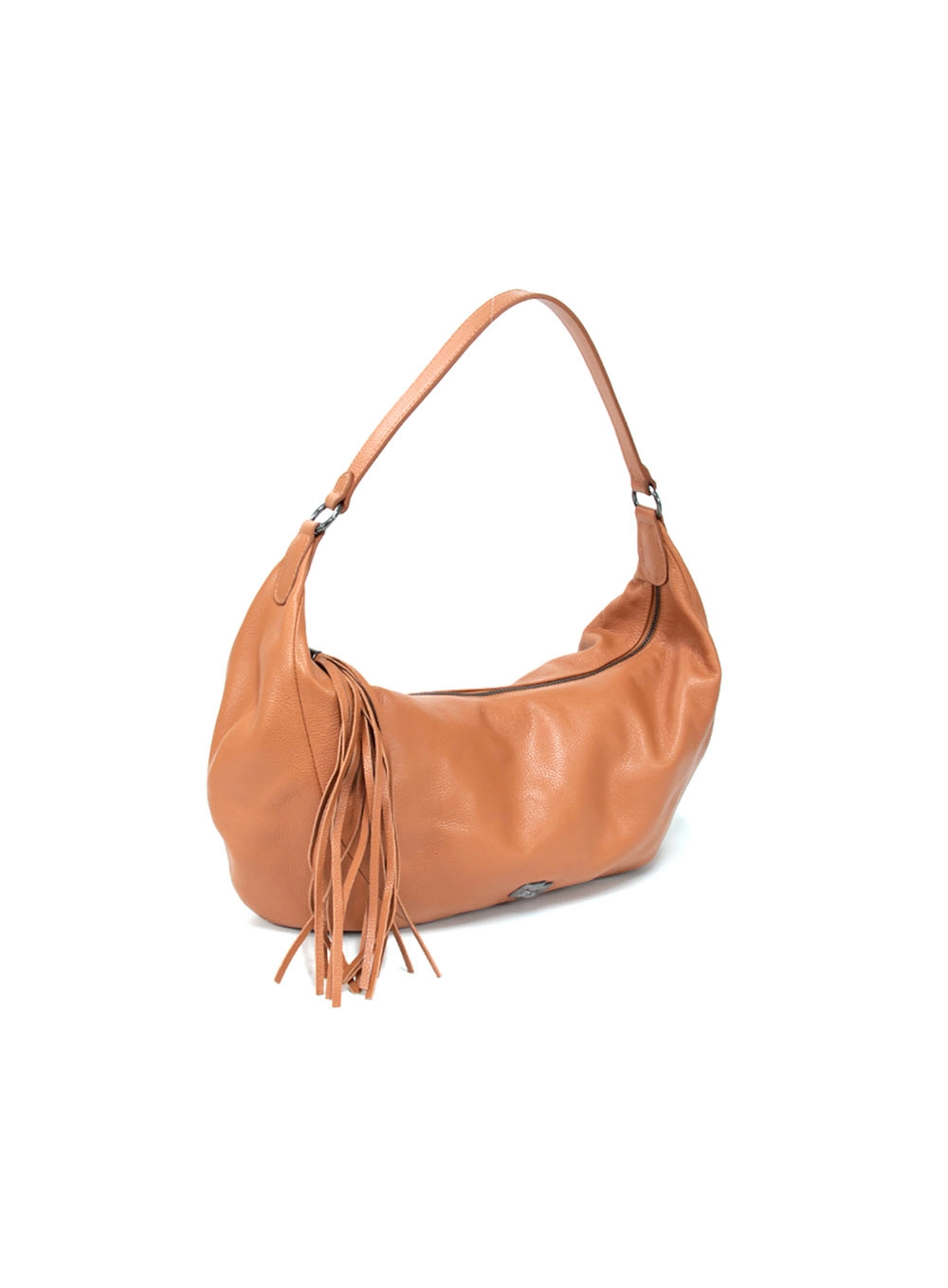 Bolsa Couro Barbi Floter Caramelo