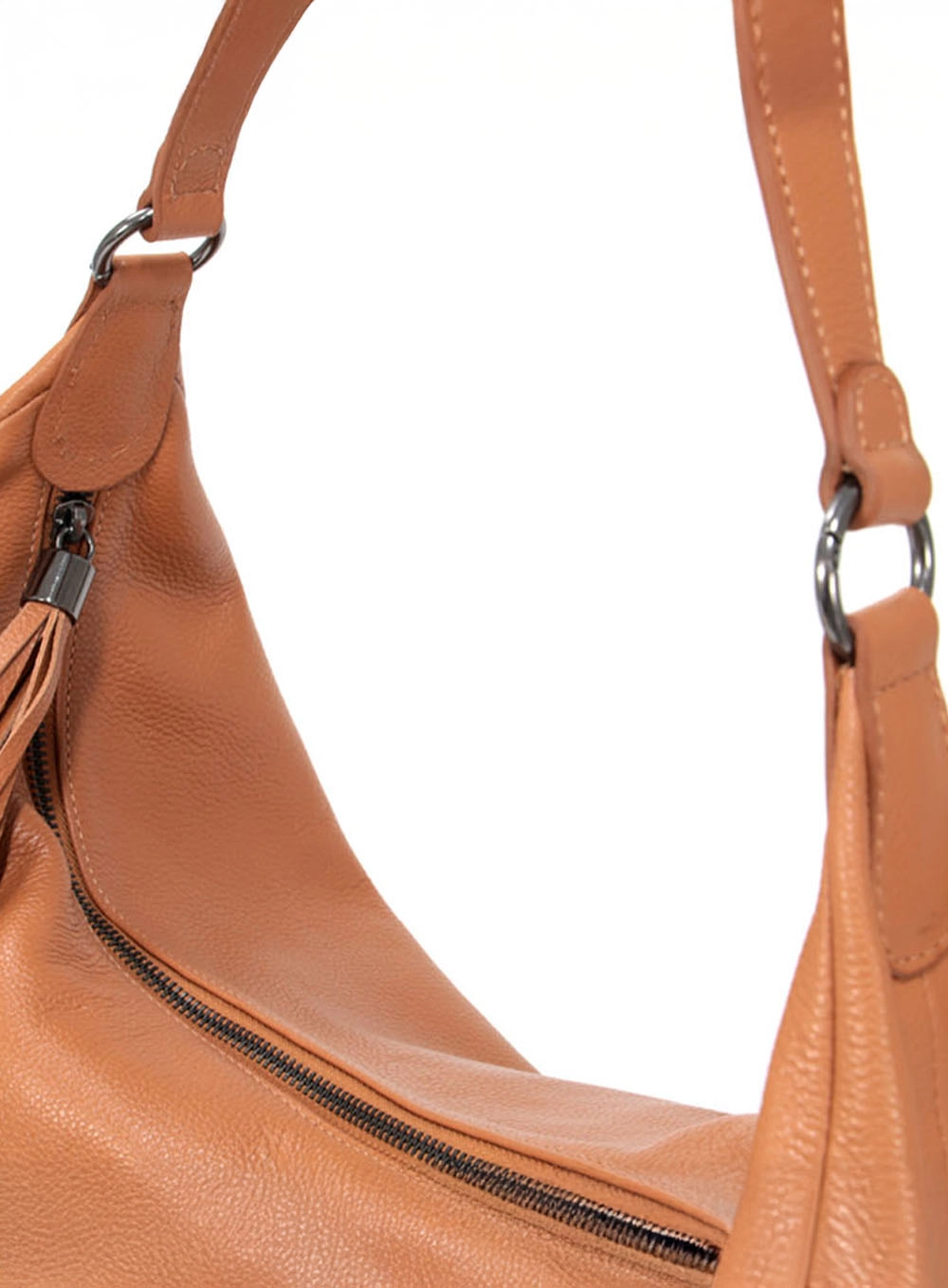 Bolsa Couro Barbi Floter Caramelo