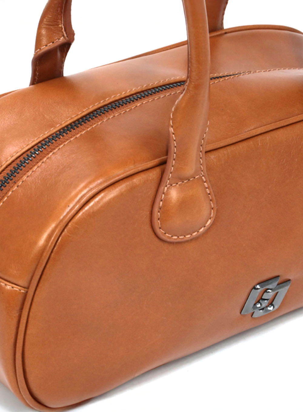 Bolsa Couro Igatu Média Caramelo