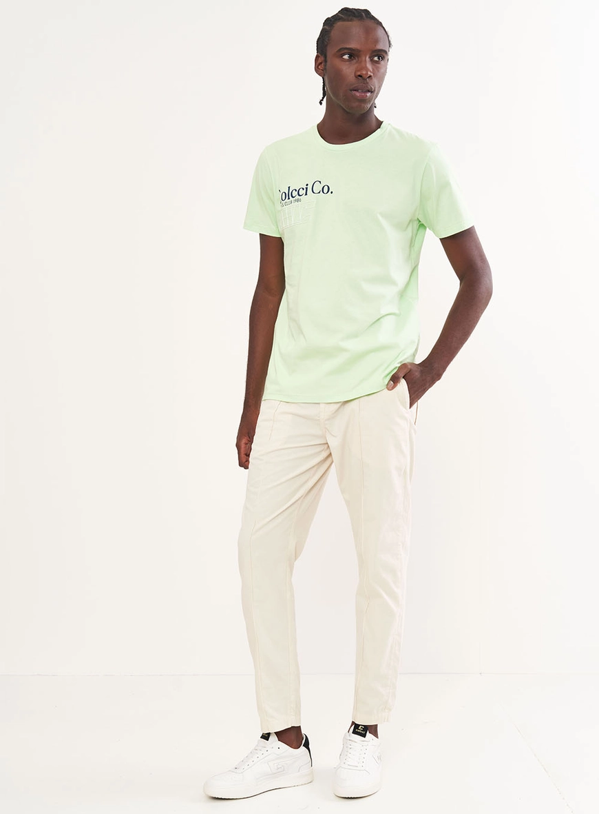 Camiseta Masculina Manga Curta Com Estampa Lateral