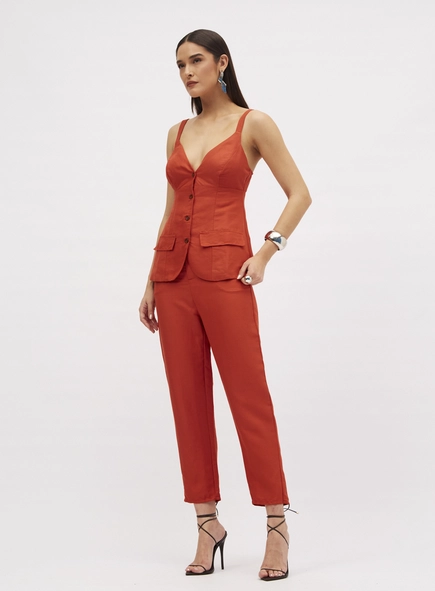 Calça Feminina Alfaiataria Carrot