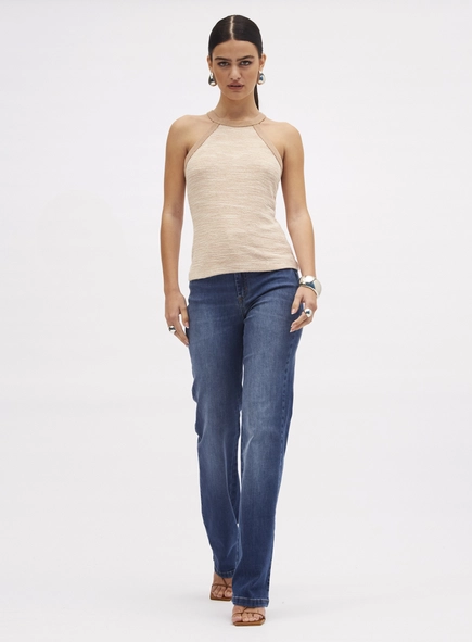 Calça Jeans Flare