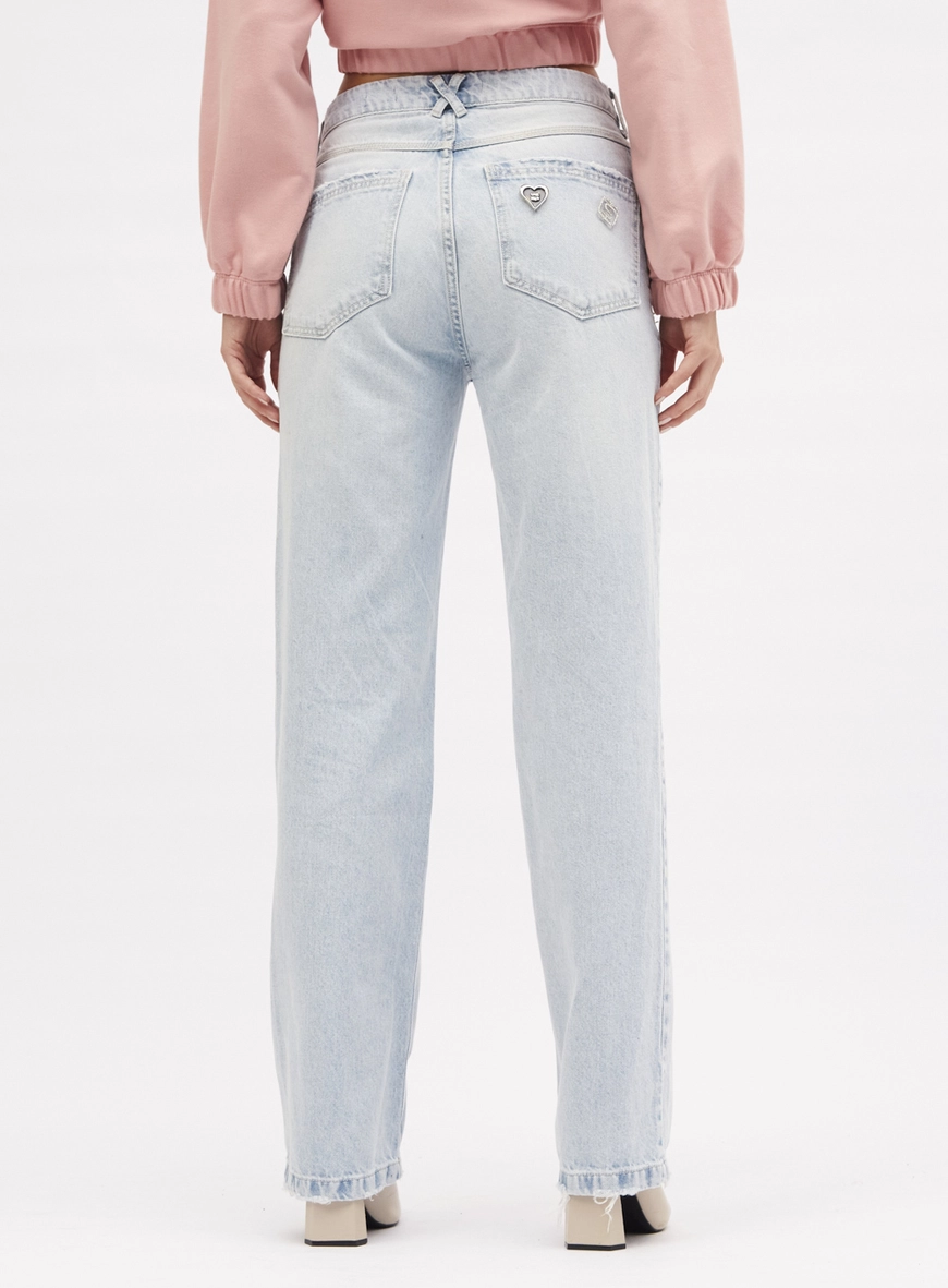 Calça Jeans Reta Slim Índigo 3