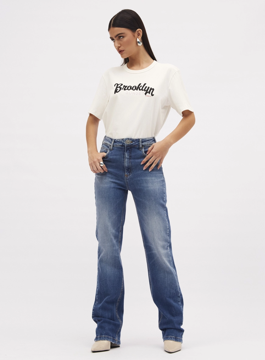 Calça Jeans Reta Slim Índigo 1