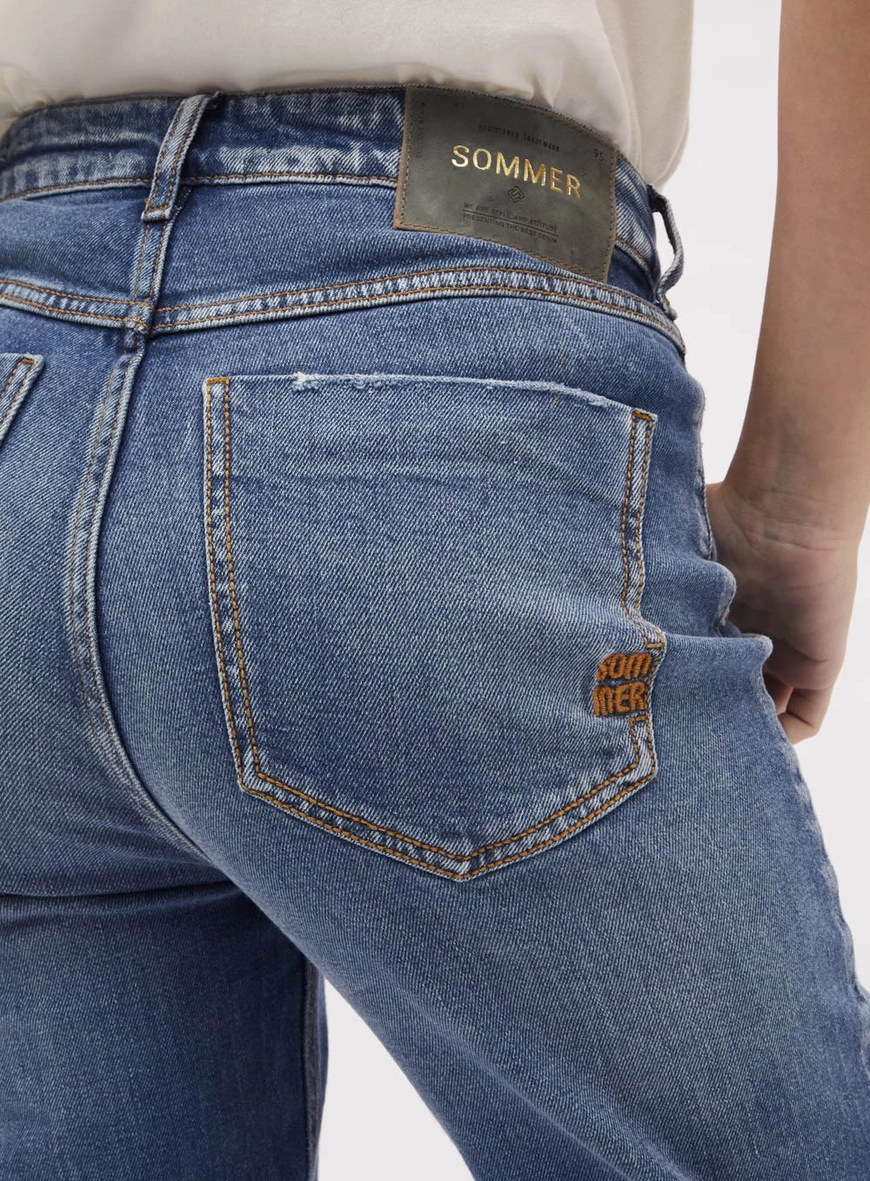 Calça Jeans Reta Slim Índigo 4