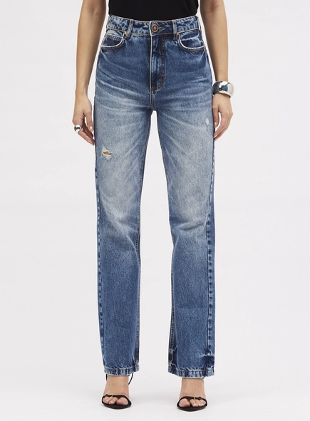 Calça Jeans Reta Slim